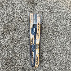 Life Is Good Blue and Orange Dog Leash